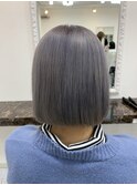 アッシュグレー×ボブ[錦糸町/錦糸町ブリーチ/ケアブリーチ]
