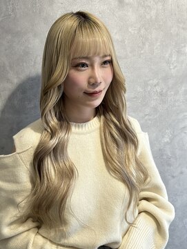 フィーネ 横浜(Fi -Ne) プルエクステで金髪ロングに!