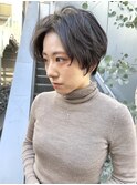NUDE20代30代コンパクトショートハンサムショートパーマショート
