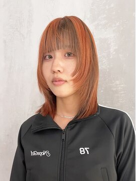 アルバム 渋谷パルコ(ALBUM) ニュアンスカラーレイヤーロング美髪くびレイヤー_ba490651