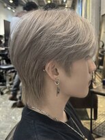 韓国2wayマッシュミニウルフホワイトミルクティー