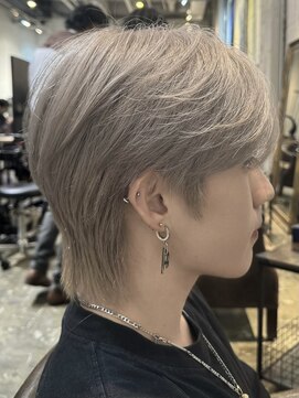ノラ ヘアーサロン(NORA HAIR SALON) 韓国2wayマッシュミニウルフホワイトミルクティー