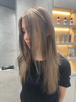 ヘアサロン ドット トウキョウ カラー 町田店(hair salon dot. tokyo color) 切りっぱなしボブ/エアリーロング/美髪/ピンクブラウン/町田