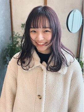 ドゥーア 代官山(Door) #ラベンダーカラー#顔まわりカット#透明感カラー