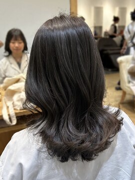 バイオレットジェム(Violet`jem) 透明感カラーダークグレージュくびれヘアFU-13