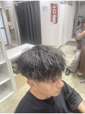滋賀/南草津/メンズ美容室/波巻きツイストスパイラルパーマ
