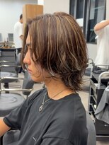 エルマーク 京橋(L-MARK) メンズボブロングロン毛パーマメンズヘアメンズパーマ