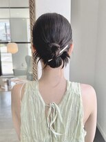 レターバイノベル(letter by novel)&nbsp;お団子アレンジヘアアレンジ