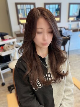 マーリャヘアー(mallia hair) レイヤースタイルレイヤーカットロングレイヤー小顔スタイル