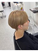 ブリーチカラーベージュカラー静岡メンズ