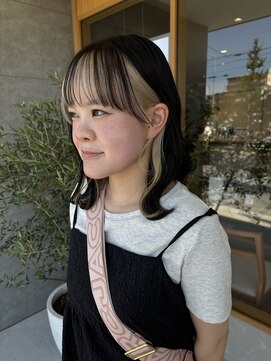 パウダーヘアー(powder hair) フェイスフレーミング