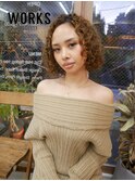 ボブカーリーヘアスパイラルパーマ