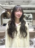 オリーブカラー/髪質改善/暗髪/レイヤーカット[恵比寿駅]