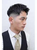 カーウォッシュバーバー(CARWASH BARBER)&nbsp;メンズカットアップバングビジカジスパイキーショート0505