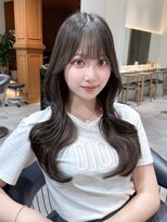 ロンドアンメゾン 原宿(Lond un Maison.)&nbsp;ミニウルフレイヤーカット顔周りカット前髪カット韓国ロング原宿