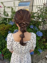 ビンナ(BINNA) ロング編み下ろしアレンジ2