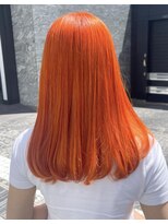 マノハル(MANOHARU)&nbsp;ブリーチあり　鮮やかネオンオレンジカラー