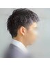 【メンズ限定/最短80分】カット&白髪染めクイックヘアカラー&ヘッドスパ10分