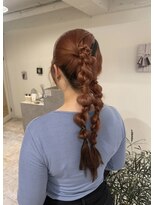 ピヨン 心斎橋(piLLon)&nbsp;ヘアセット/ツインアレンジ/編みおろし/前撮りヘア