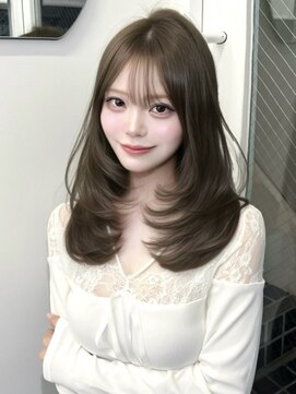 アイシー 表参道(ICY) ブリーチなしダブルカラー透明感オリーブベージュ◆学割U24