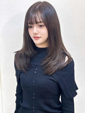 セルカ 新宿(CERCA) 鎖骨下ミディアム×レイヤー【CERCA新宿/新宿西口】