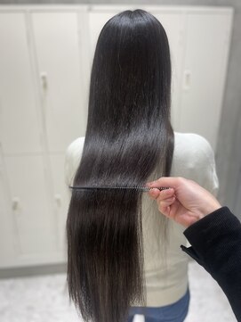 ジーナ 新宿(Zina) セミロングレイヤーカット大人ガーリー髪質改善