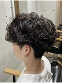 波巻きパーマ マッシュ 波巻きスパイラル ツイストスパイラル