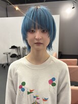 ツイ 新潟駅南けやき通り(tui)&nbsp;水色カラー/ハイトーンカラー/ケアブリーチダブルカラー