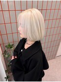 イメチェン/ピンクベージュ/アンブレラカラー/前髪/渋谷