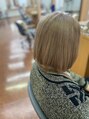 TELA HAIR 石岡店【テーラヘアー】【4月15日NEW OPEN(予定)】 ベージュハイトーンボブも可愛い!