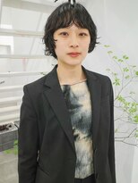 ワク(WAKU)&nbsp;ショートパーマ/黒髪ショート