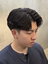 ドルクス 上野店(Dorcus)&nbsp;ニュアンスパーマ/センターパート/毛流れパーマ