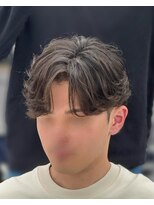 メンズヘアセンス 渋谷(MEN'S HAIR SENSE)&nbsp;ニュアンスパーマ/センターパート/メンズ/眉毛/フェザーパーマ