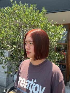 ティーズピーク(ty s peak) 夏カラーにピッタリ!! コーラルレッドブラウン◎