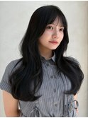 グレージュ/縮毛矯正/レイヤー/韓国風レイヤーカット/ヨシンモリ