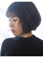 ニコヘアー(niko hair) ダークグレージュインナーカラー入り▼LINEID@vey3047y