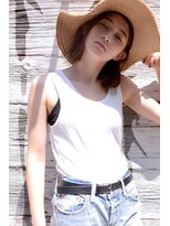 ミラバイグリーン(Mira by green)&nbsp;無造作 summer　【natural】切りっぱなしボブ　#3