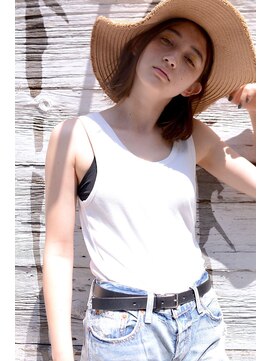 ミラバイグリーン(Mira by green) 無造作 summer 【natural】切りっぱなしボブ #3