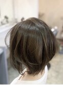 大人可愛い・ハンサムショートボブ