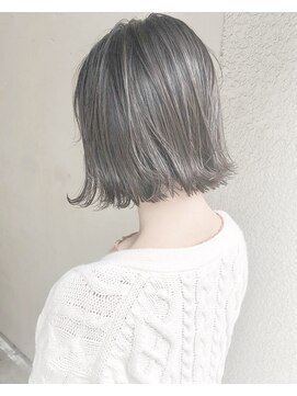 ヘアーアンドアトリエ マール(Hair&Atelier Marl) 【Marl】グレージュカラーの外ハネボブ♪