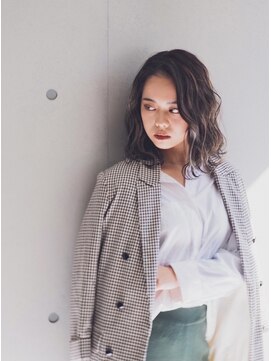 遊人セントラル(CENTRAL) [心斎橋/難波］アッシュブラック×コントラストハイライト