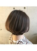 ダークショコラ×大人かわいいくびれボブ