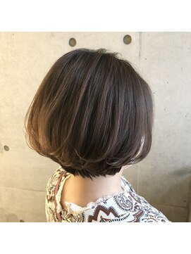 シエル 松山店(CIEL) ダークショコラ×大人かわいいくびれボブ