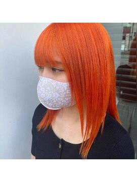 ボアップ 松山店(boappu) #オレンジ#オレンジカラー#韓国カラー