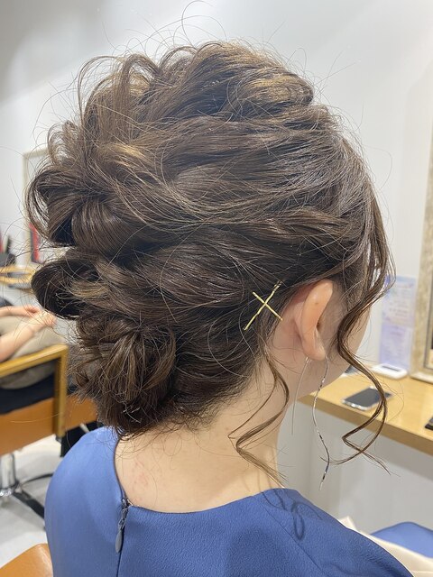 結婚式ヘアセットヘアアレンジ