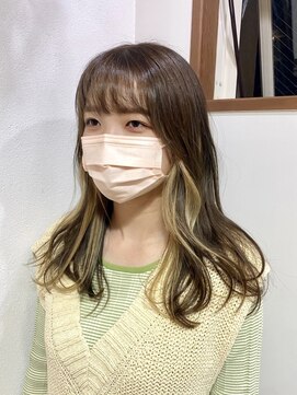 ユッカ エコル 塚口(YUCCA ekolu) ekoluastyle405/マスク美人バング/小顔カット/インナーカラー