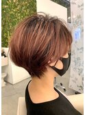 ピンクバレイヤージュ