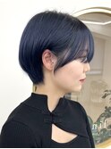 横顔美人マッシュショート