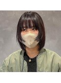 ボブウルフ/顔まわりレイヤー
