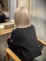 ルフレ 新宿本店2nd(Reflet)&nbsp;ハイトーンボブ/ホワイトカラー